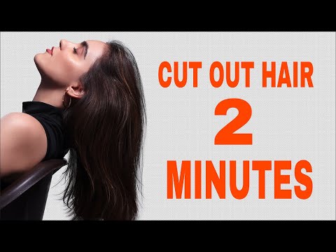 Cut Out Hair 2 MINUTES Photoshop  Tutorial 2023 - Easy Tutorial