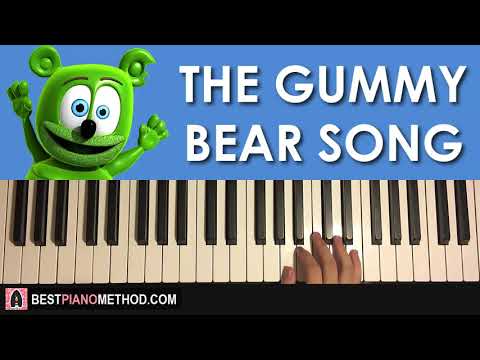 HOW TO PLAY - The Gummy Bear Song (Piano Tutorial Lesson)