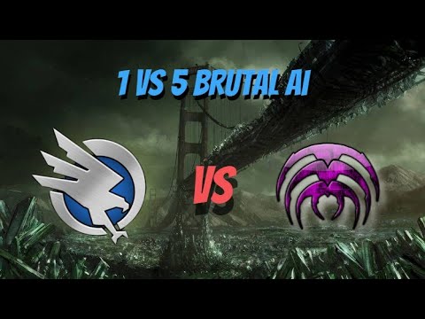 C&C Kane’s Wrath: 1 GDI vs 5 Brutal Reaper (Tiberium Gardens VI)