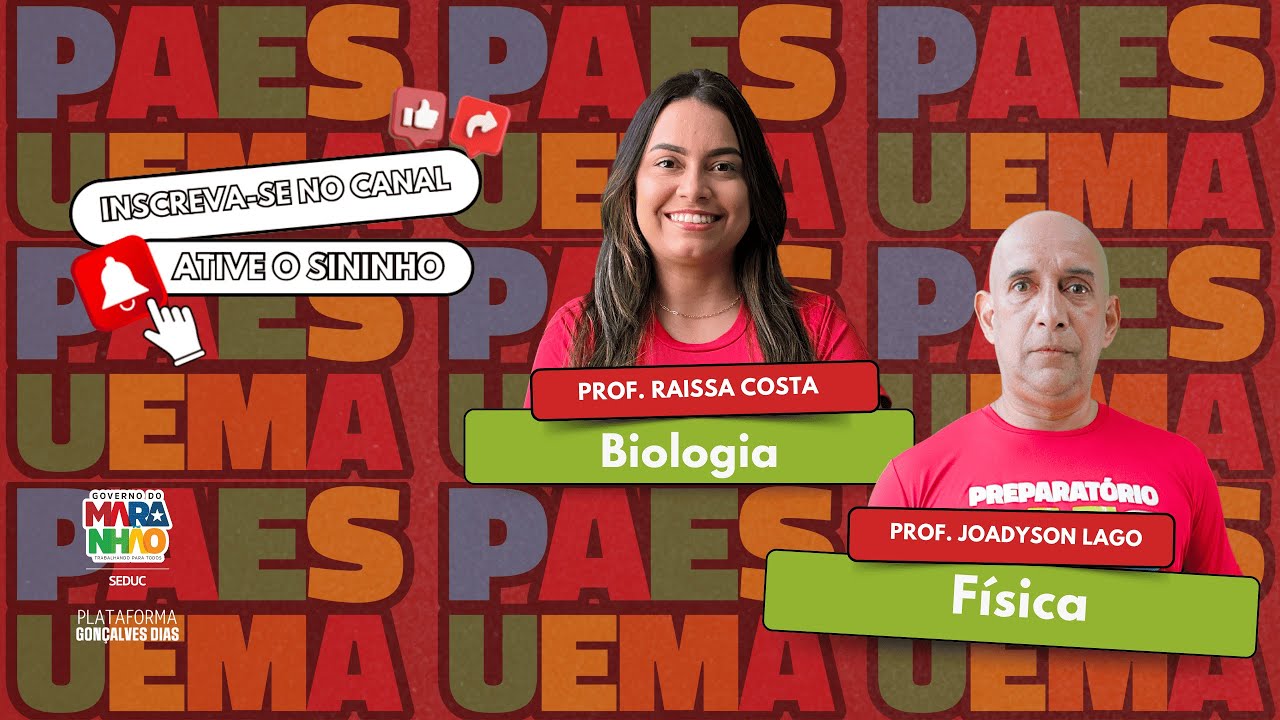 REVISÃO PARA PAES UEMA 2025 - Biologia e Física