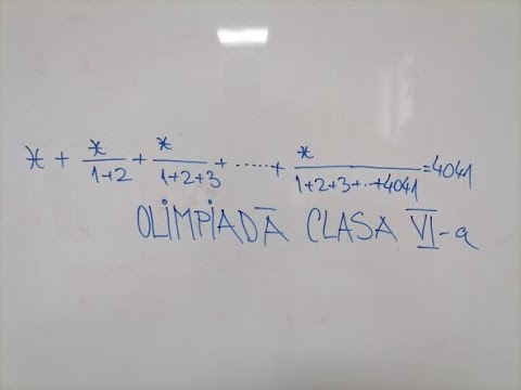 OLIMPIADĂ CLASA A VI-a