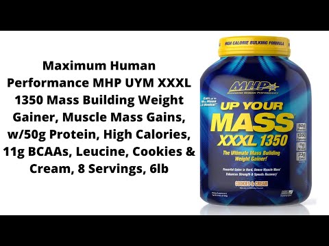 Maximum Human Performance MHP UYM XXXL 1350 Mass Building Weight Gainer