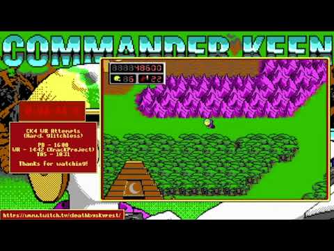 Commander Keen 4 Speedrun Hard, glitchless WR 13:59; 30Apr20