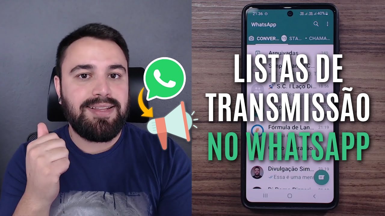 COMO FAZER UMA LISTA DE TRANSMISSÃO NO WHATSAPP