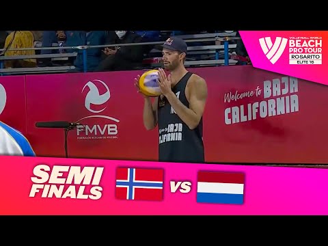 Mol, A./Sørum, C vs. Brouwer/Meeuwsen - Semi-Final Highlights of Rosarito 2022 #BeachProTour