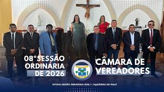 08ª SESSÃO ORDINÁRIA DA CÂMARA MUNICIPAL DE CAJAZEIRAS DO PIAUI 18/06/2026