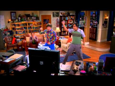 The Big Bang Theory - Raj and Howard YMCA Dance