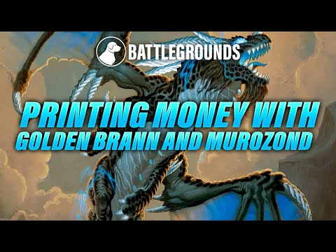 Printing Money with Golden Brann and Golden Murozond | Dogdog Hearthstone Battlegrounds