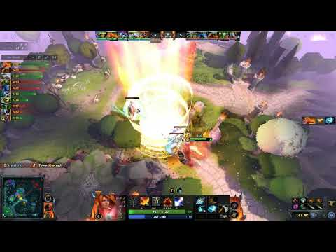 Yatoro - Lina Safelane | Dota 2 7.32d Gameplay