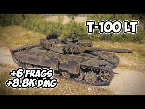 T-100 LT - 6 Frags 8.8K Damage - With friends is more interesting! - World Of Tanks