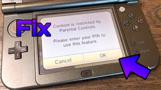 How to remove parental controls on your 3ds