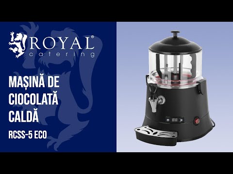 video - Mașină de ciocolată caldă - 5 litri - Afișaj cu LED-uri