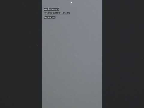 Unidentified light creeps across the sky for 5 seconds · Oct 2026 · 0df5 #Shorts