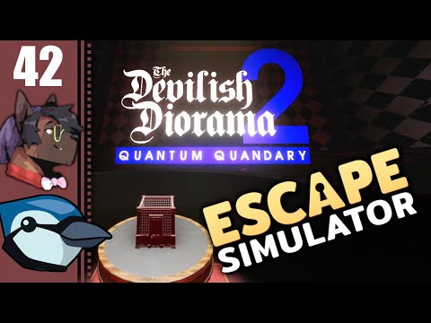 Let's Play Escape Simulator Co-op Part 42 - The Devilish Diorama 2: Quantum Quandary