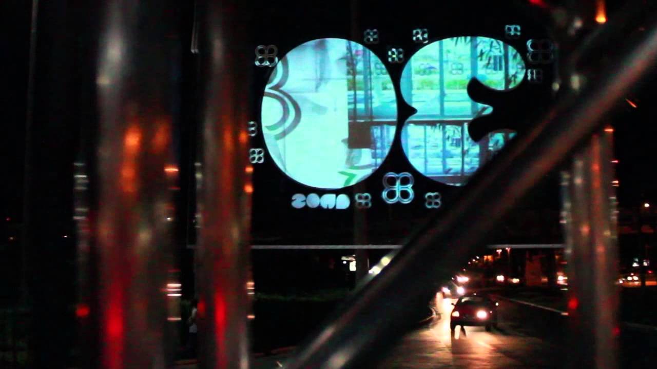 Projection mapping em shopping