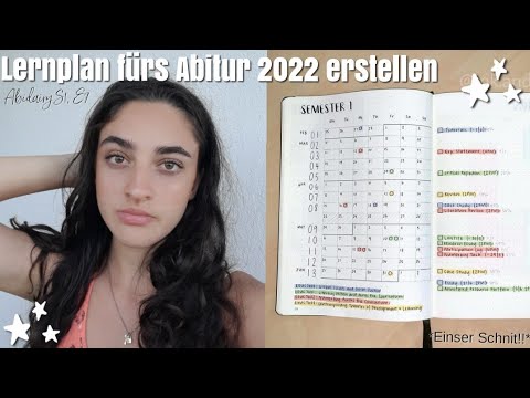 LERNPLAN fürs ABITUR 2026/UNI Klausuren erstellen: Vorlage, Tipps, stressfreies Abitur