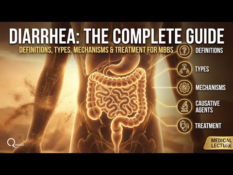 Diarrhea: The Complete Guide for MBBS | Definitions, Types, Mechanisms, Causes & Treatment