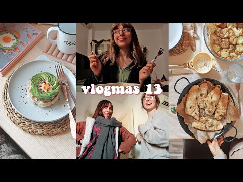 VLOGMAS 13 l girl dinner, baked fish and chips, Sims, tidying up and I get excited :’)