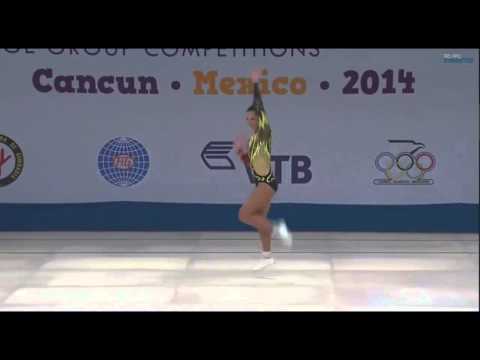WCH Aeróbic Cancún 2014 - (FINAL) IW - TITKOVA Viktoriia - RUS  (19,700)
