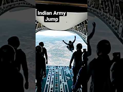 Indian Army Jumping From Aeroplane #shorts
