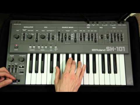 Roland SH-101 - All functions test and jam