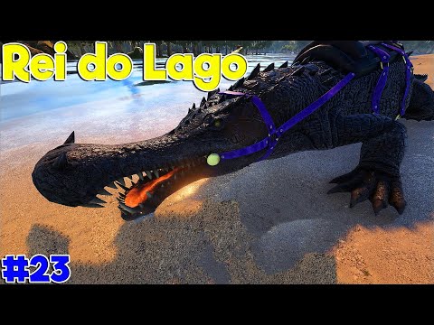 🔴Dicas pra domesticar o Crocodilo Imperial - ARK Para Iniciantes  #23