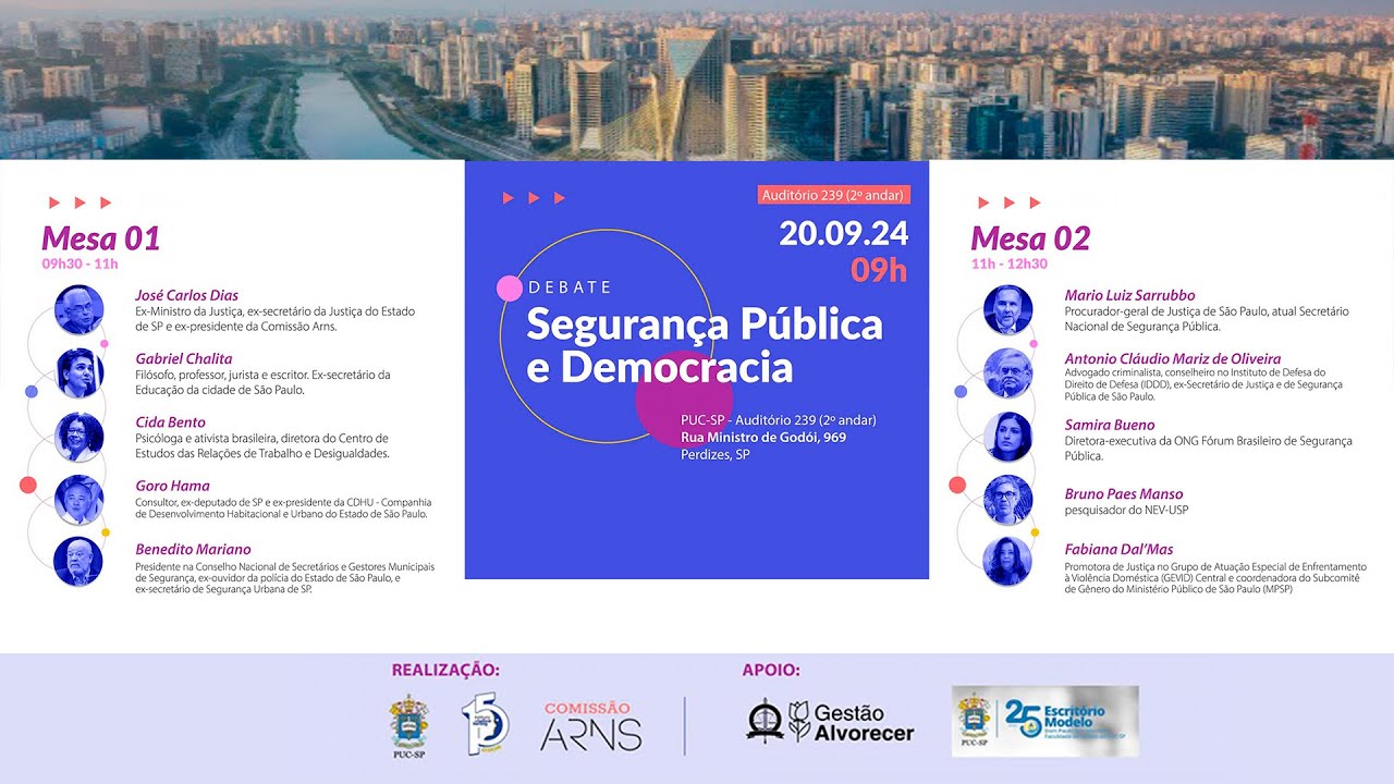 Segurança Pública, Democracia e Cidades