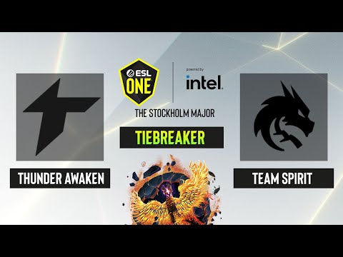Dota2 - Team Spirit vs. Thunder Awaken - Game 1 - Tiebreaker - ESL One Stockholm 2022