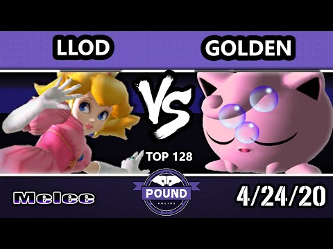 Pound Online 2020 Melee Top 128 - lloD (Peach) Vs. Golden (Jigglypuff) SSBM Singles