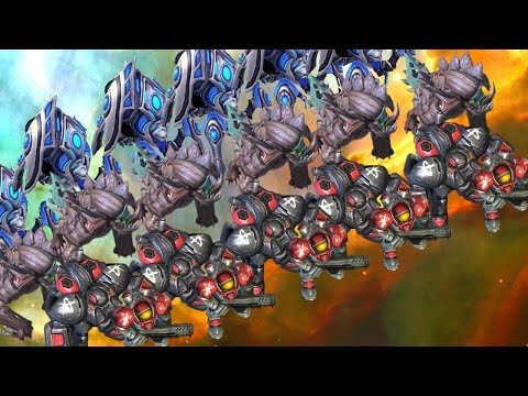 MASSIVE T1 ONLY BATTLE - Dehaka Weekly Brawl  [Starcraft 2 Direct Strike]