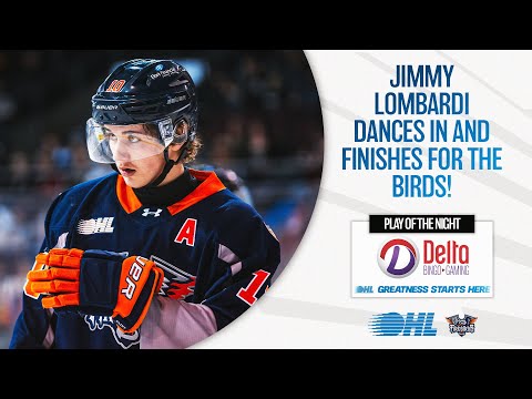 OHL Play of the Night: Jimmy Lombardi weaves his way in and scores