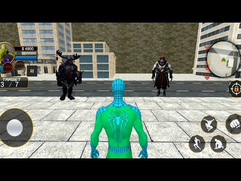Spider Hero City Battle | Spider Superhero Vs City Villains - Android GamePlay