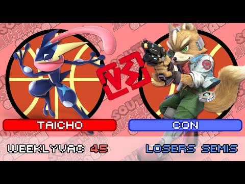 WeeklyVac 45 - SSBU - Taicho (Greninja) vs Con (Fox)