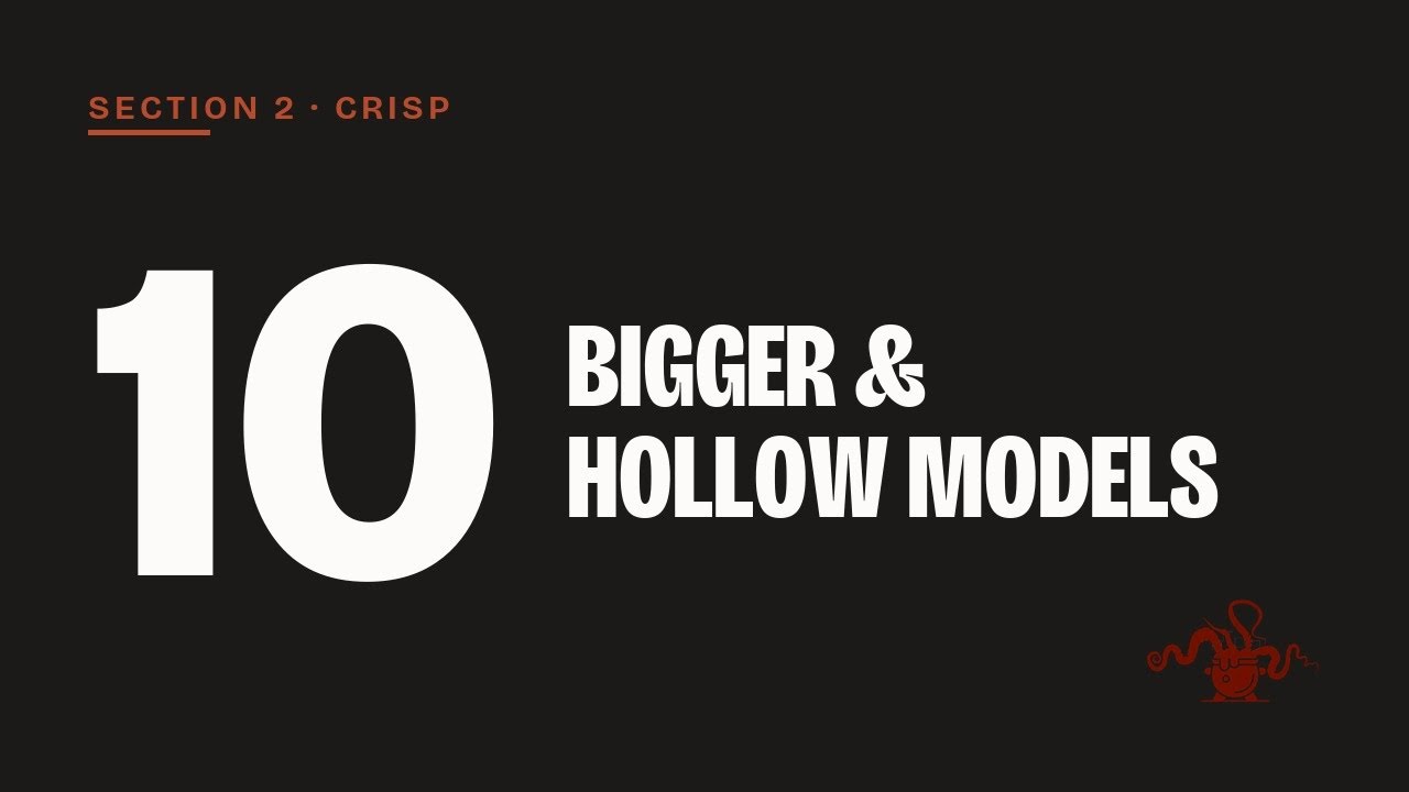 Printing Bigger and Hollow Resin Miniatures