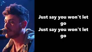 SAY YOU WON’T LET GO - Cepeda | OT 2017 | Gala 9 | LETRA