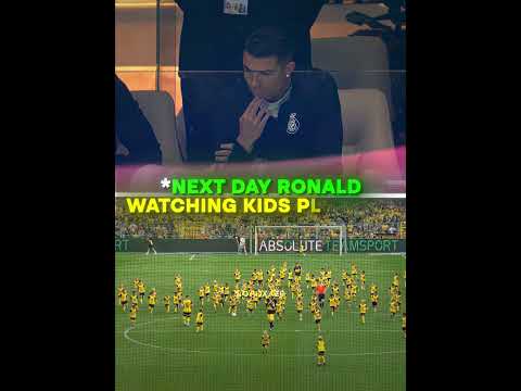 Ronaldo Is Every Kid's Idol 🥶