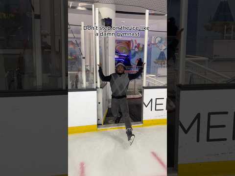 Learn to ice skate in 1 minute if you’re a beginner #iceskating #skating #skate #hockey #ice
