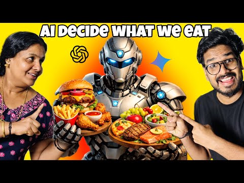 AI DECIDE WHAT WE EAT FOR 24 HOURS🤩