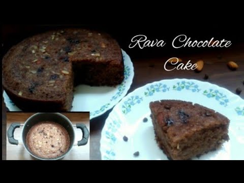 How to make Suji Chocolate Cake |Semolina Chocolate Cake | Rava Chocolate Cake | Suji Cake