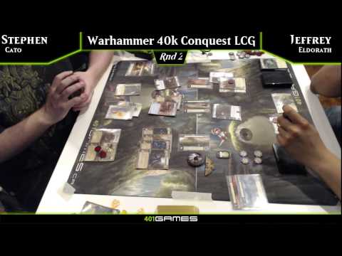 FFG Sunday - Warhammer 40k Conquest - Round 2: Cato vs. Eldorath (Summer Kit  9/8/15)