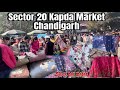 sector 20 kapda market chandigarh friday market starting from 50 rs per meter chea kapda market