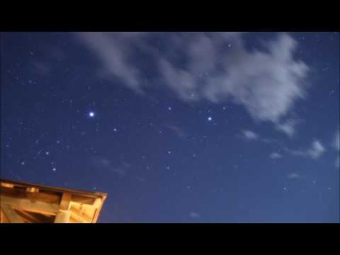 神津島の夜空「タイムラプス」