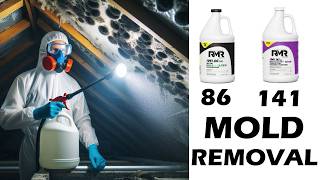 Attic Mold Removal - Easy Do-It-Yourself Spray - RMR 86 - RMR 141
