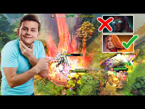 NIGMA.iLTW Lina - It's all about Counter Pick