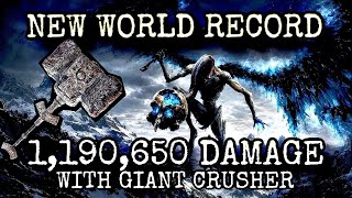 WORLD FIRST - 1.1 MILLION DAMAGE WITH GIANT CRUSHER | Elden Ring