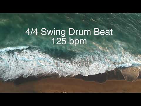 4 4 Swing Drum Beat 125 bpm