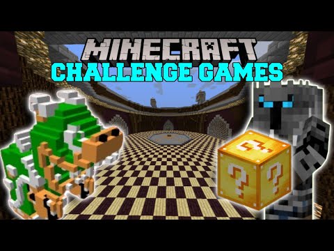 Minecraft: BOWSER BOSS POPULARMMOS CHALLENGE GAMES - Lucky Block Mod - Modded Mini-Game