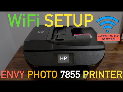 Thumbnail for HP Envy Photo 7855 WiFi SetUp, Connect To Home or Office WiFi Network With Touch Panel