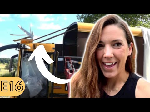 FRAMING THE ROOF RAISE TRANSITION // School Bus Conversion Episode 16