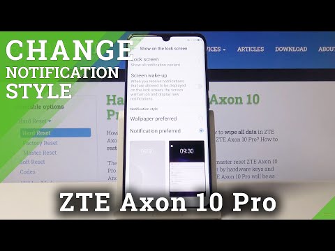 How to Enter Notification Settings in ZTE Axon 10 Pro – Lock Screen Alerts
